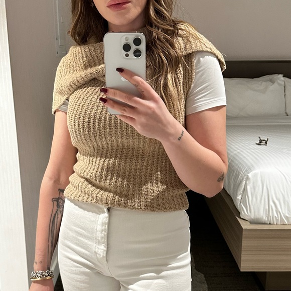 SSENSE Cozy Asymmetric Rib Knit Sweater - Picture 4 of 4